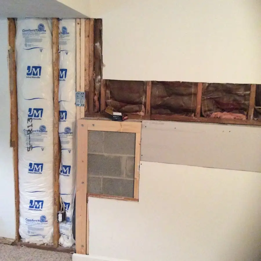 Wall insulation replacement during Structural Drying in Dallas